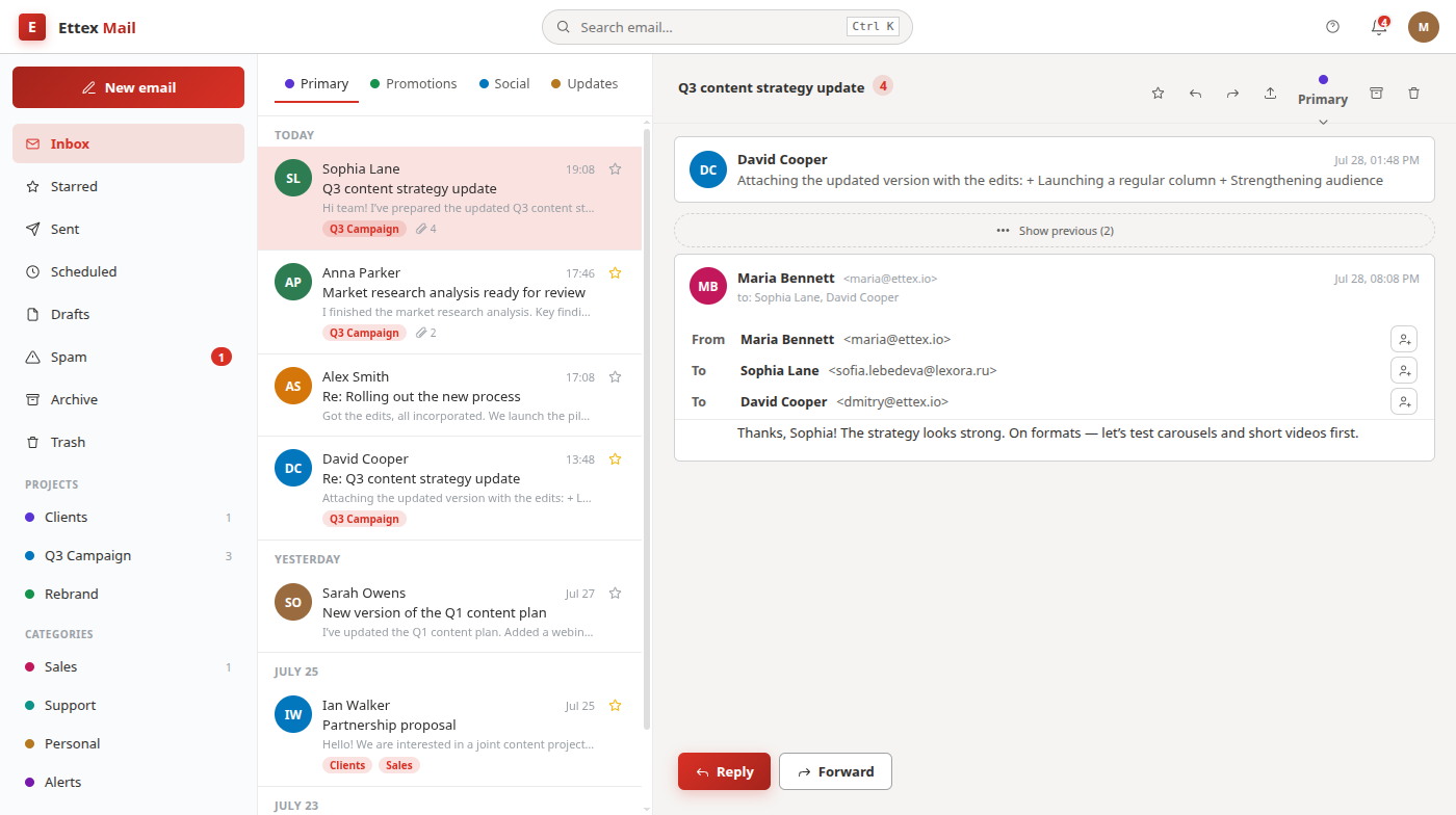 A closer look at Mail