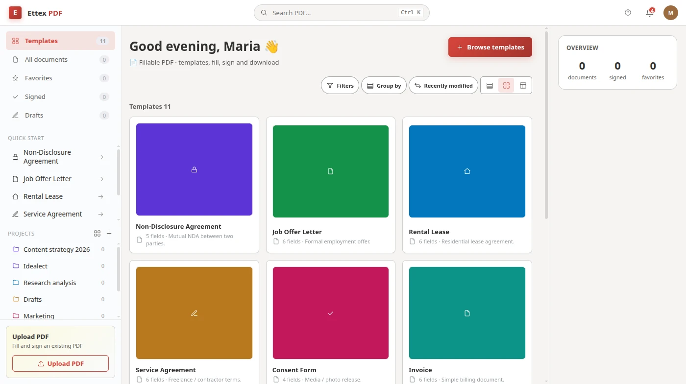 Ettex PDF — Fillable PDF